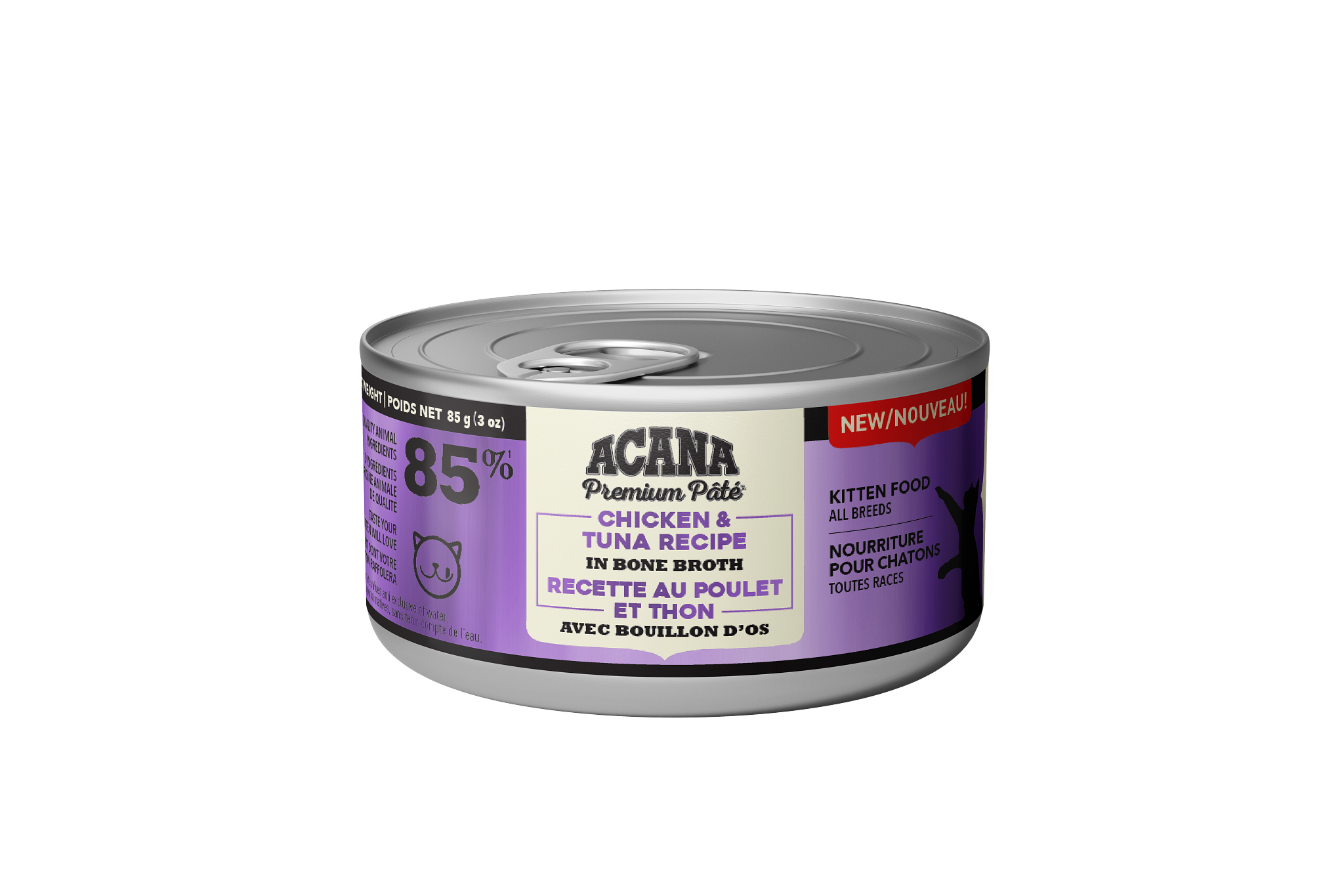 Acana Kitten Chicken &Tuna in Bone Broth 85g