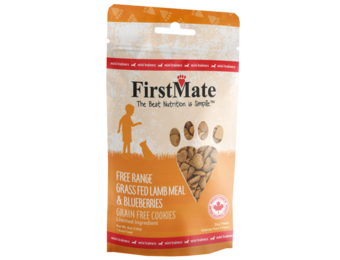 FirstMate Mini Treats GF Lamb & Blueberries Dog 8 oz