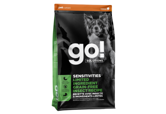 GO! Solutions Sensitivities LID GF Insect Recipe Dog 12 lb