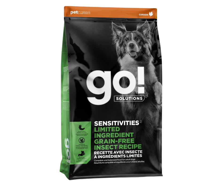 GO! Solutions Sensitivities LID GF Insect Recipe Dog 12 lb