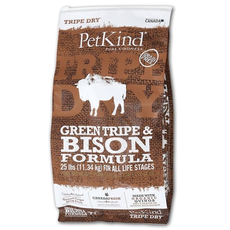 PetKind Bison Tripe Dog 11.34 kg