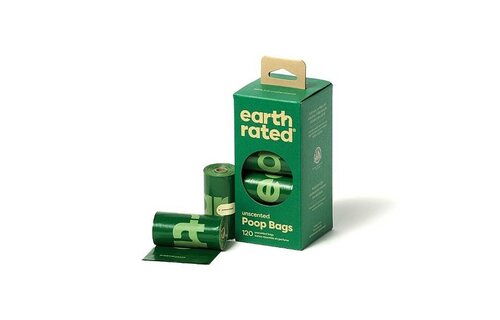 Earth Rated Bio Poop Bags Unscented 120 pk