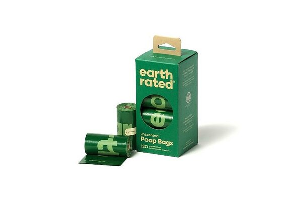 Earth Rated Bio Poop Bags Unscented 120 pk