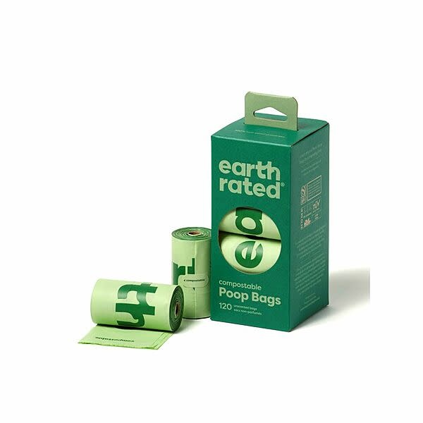 Earth Rated Unscented Veg-Based Refills 8 Roll 120 bag