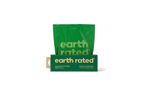 Earth Rated Bio Poop Bags Unscented Roll 300 pk