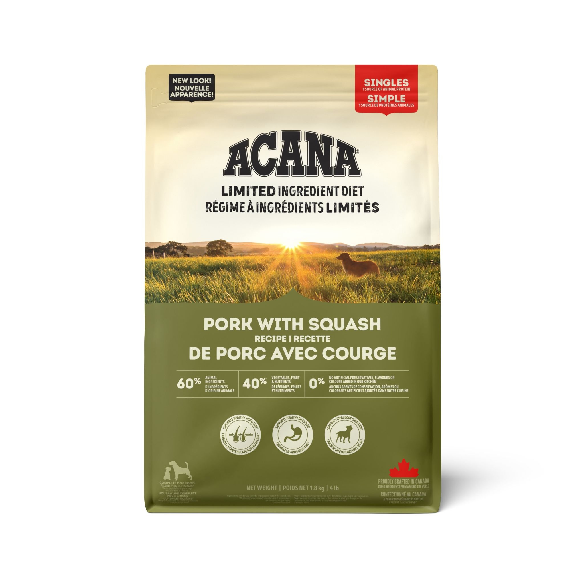 Acana Pork & Squash LID Dog 1.8 kg