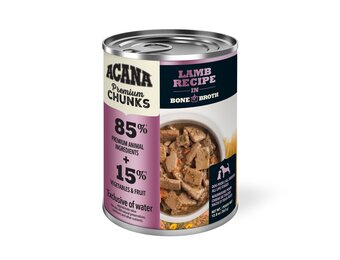 Acana Lamb Recipe in Bone Broth 363g