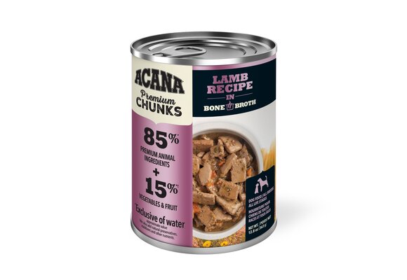 Acana Lamb Recipe in Bone Broth 363g