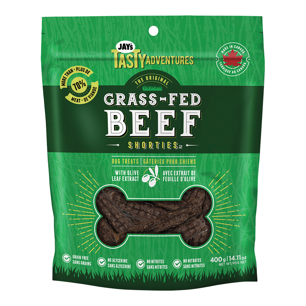 Jay's Grass-Fed Beef Shorties Treats Dog 400 g