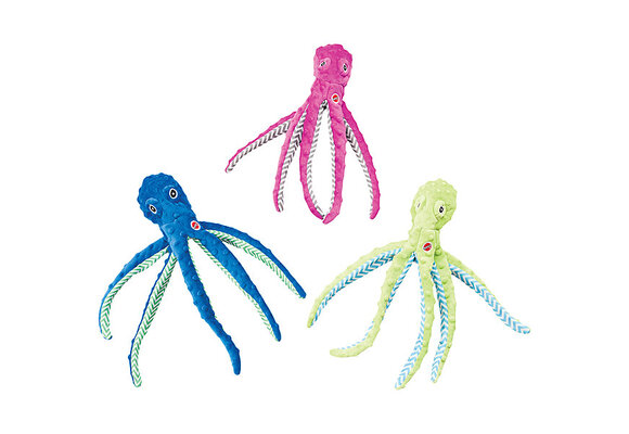Skinneeez Extreme Octopus Dog Toy 15"