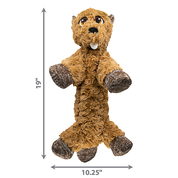 Kong Kong Flopzie Beaver Medium Dog Toy