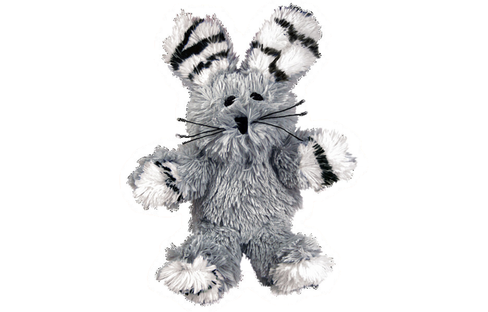 Kong Softies Fuzzy Bunny Cat Toy