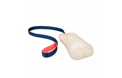 Coachi Play Chase & Crinkle w/Faux Lambswool Dog Toy