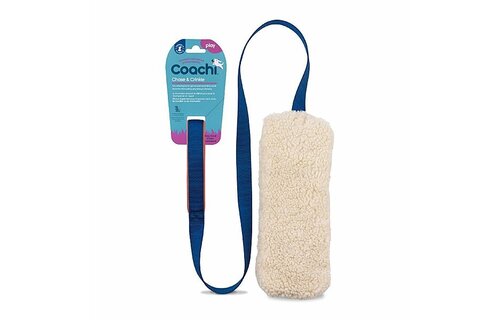 Coachi Play Chase & Crinkle w/Faux Lambswool Dog Toy
