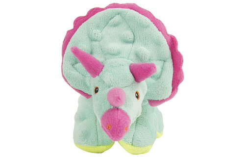 GoDog Dinos Frills Teal Dog Toy Small