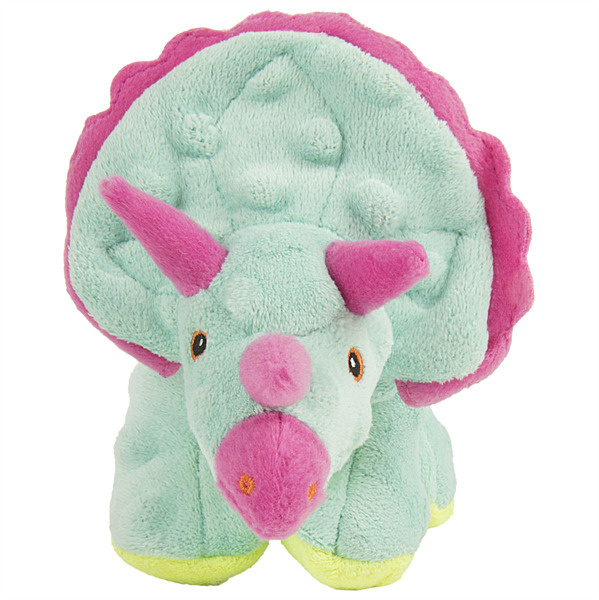 GoDog Dinos Frills Teal Dog Toy Small