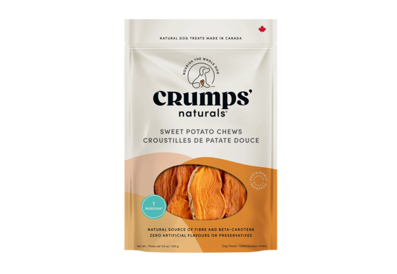Crumps' Naturals Sweet Potato Chews Dog 612 g