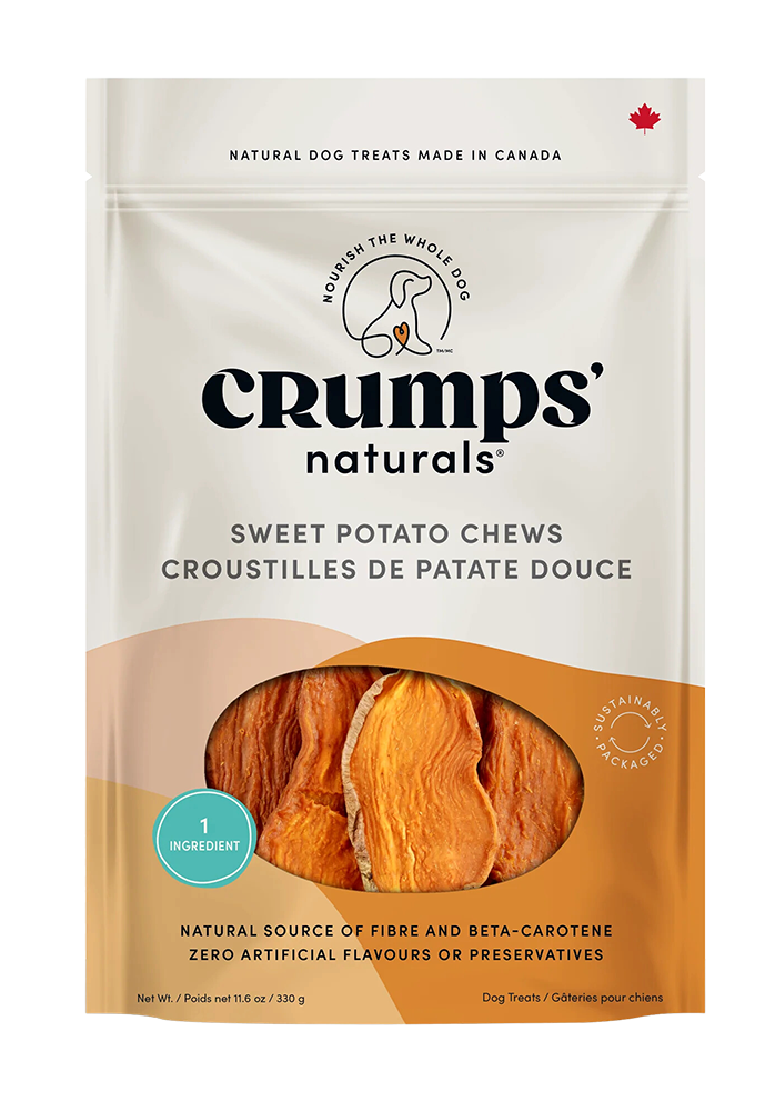 Crumps' Naturals Sweet Potato Chews Dog 612 g
