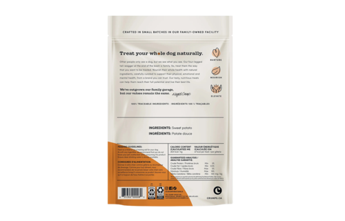 Crumps' Naturals Sweet Potato Chews Dog 612 g