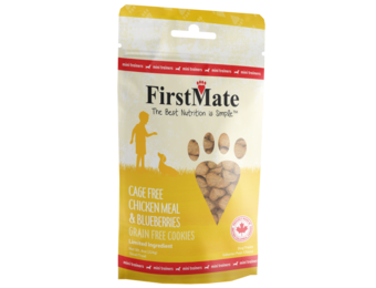 FirstMate Mini Treats GF Chicken & Blueberries Dog 8 oz