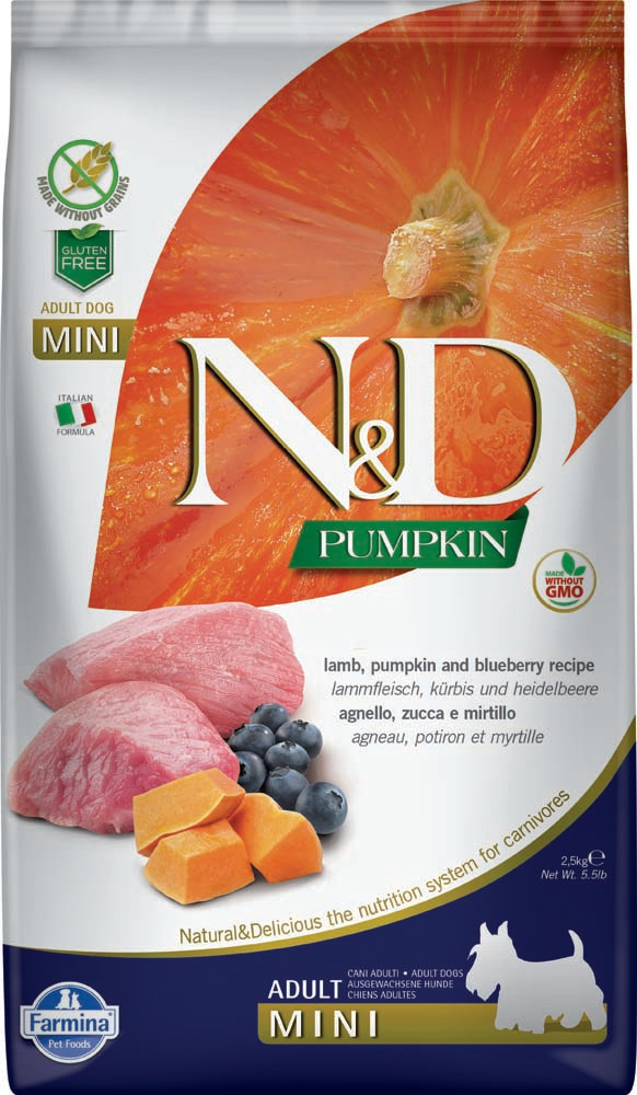 Farmina Pumpkin Lamb & Blueberry Mini Dog 2.5 kg