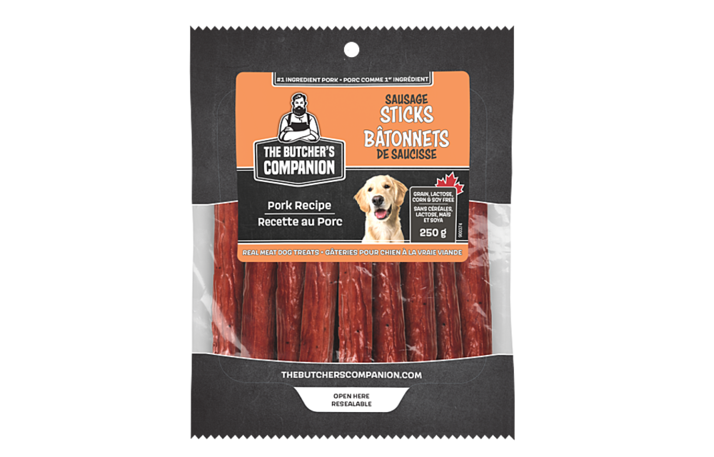 Butcher's Companion Pork Sausage Sticks Dog 250 g