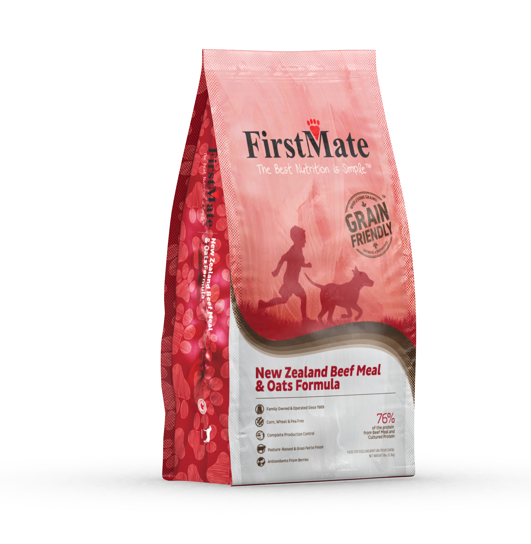FirstMate Dog Grain Friendly New Zealand Beef Meal & Oats 11.3kg