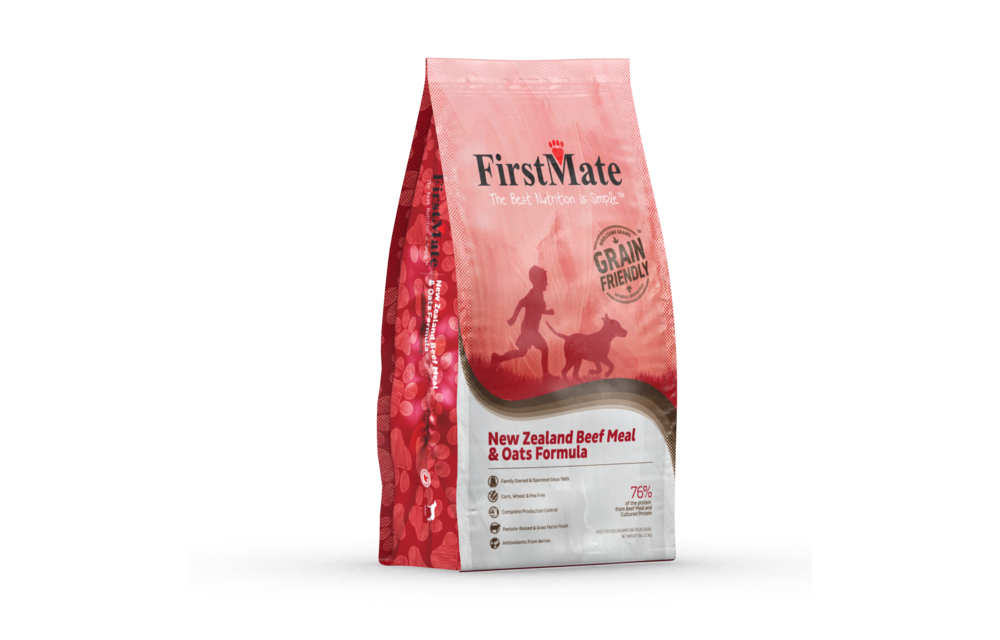FirstMate Grain Friendly New Zealand Beef Meal & Oats Dog 5 lb