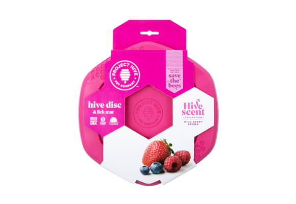 Project Hive Disk & Lick Mat Wild Berry
