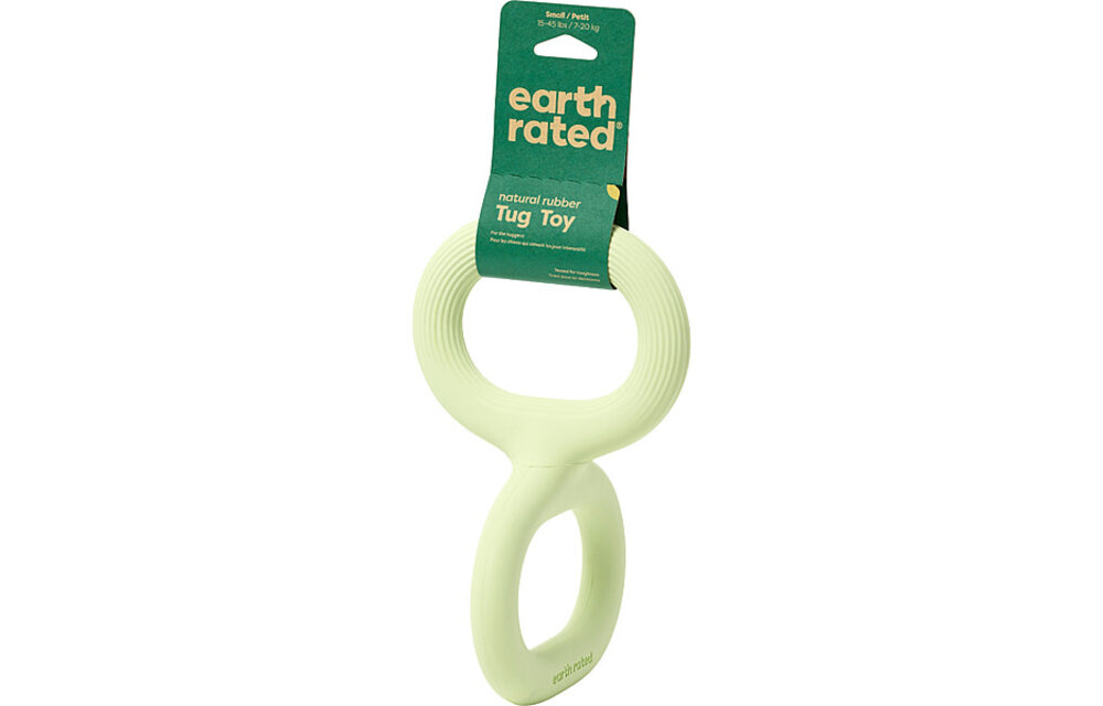 *BF*2025 Earth Rated Rubber Tug Toy Green Small