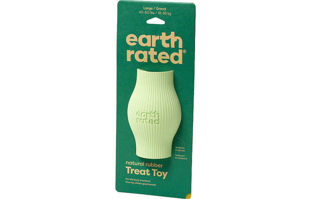 Earth Rated Rubber Treat Toy Green Large