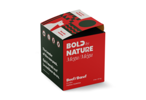 Bold by Nature Mega Beef Patties Dog 4 lb