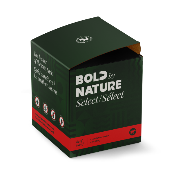 Bold by Nature Select Beef Patties Dog 4 lb
