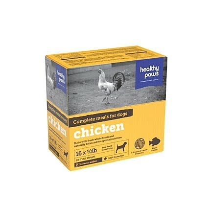 Healthy Paws Complete Chicken Dog 1/2lbx16/pk 8 lb