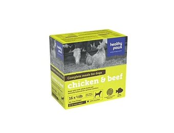 Healthy Paws Complete Dinner Beef/Chicken Dog 1/2lbx16/pk lb 8 lb