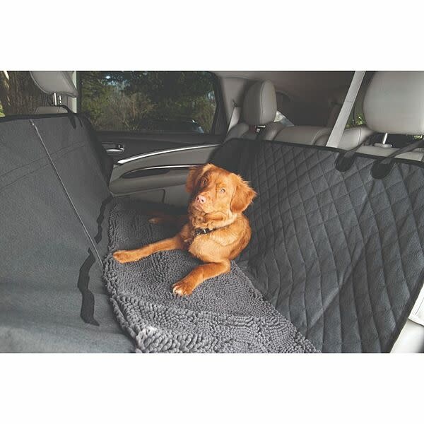 Dirty Dog Car Seat Cover & Hammock Grey 54"x58"