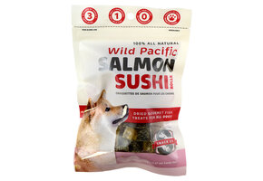 Snack 21 Salmon Sushi Rolls Dog 1.27 oz
