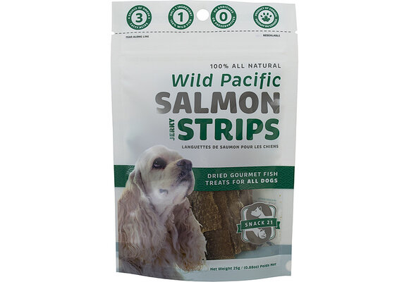 Snack 21 Salmon Jerky Strips Dog 25 g