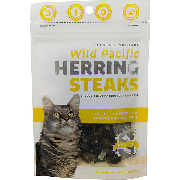 Snack 21 Herring Steaks Cat 25 g