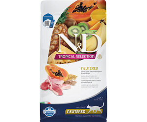 Farmina N D Tropical Selection Lamb Neutered Cat1.5 kg Paw