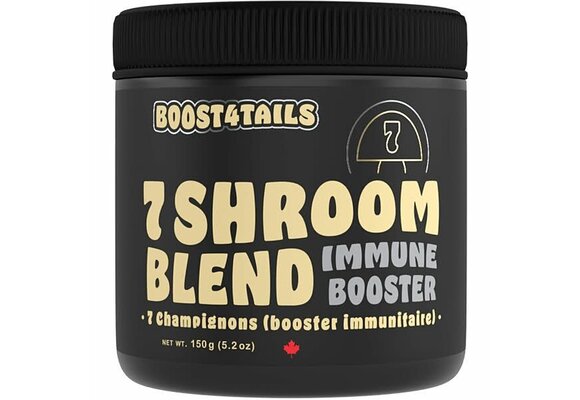 Boost4Tails 7 Mushroom Blend Immune Booster  Dog&Cat 150 gm