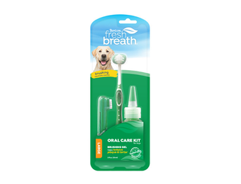 Tropiclean Fresh Breath Oral Care Kit for Dogs 2oz