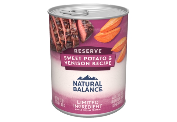 Natural Balance LID Venison & Sweet Potato Dog 13 oz