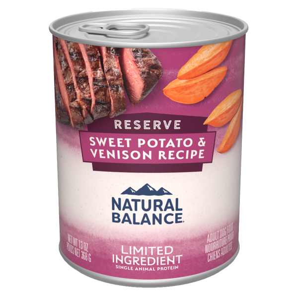 Natural Balance LID Venison & Sweet Potato Dog 13 oz