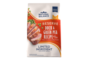 Natural Balance LID Cat Reserve Duck & Green Pea 4 lb
