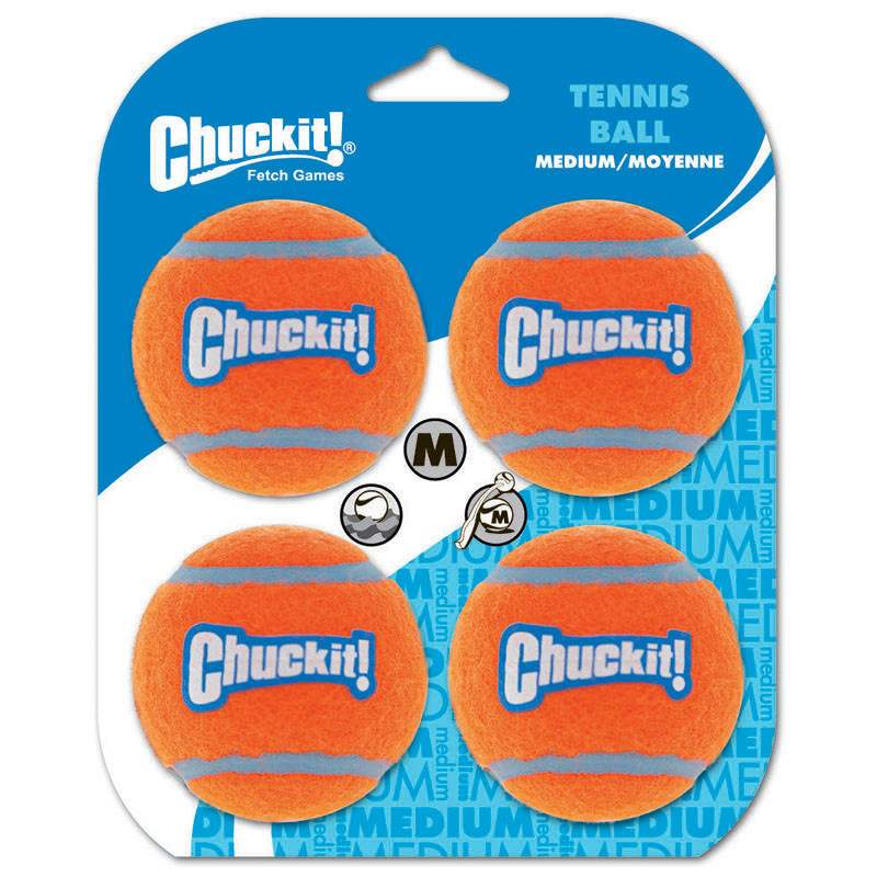 Chuckit Tennis Balls  4pk M