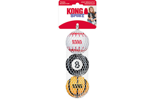 Kong Sport Ball Medium 3pk