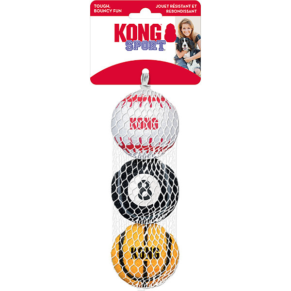 Kong Sport Ball Medium 3pk