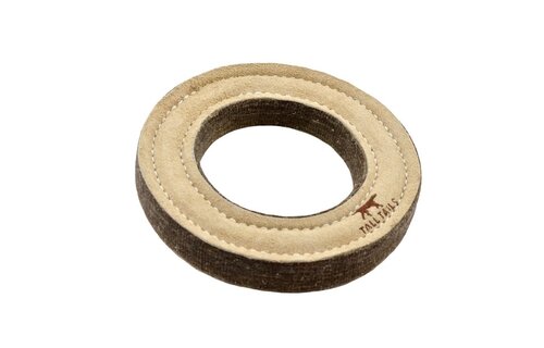 Tall Tails Leather & Wool Ring 7"