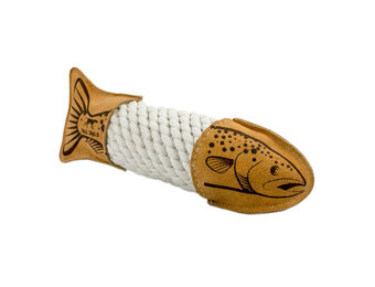 Tall Tails Natural Leather & Rope Trout 15"